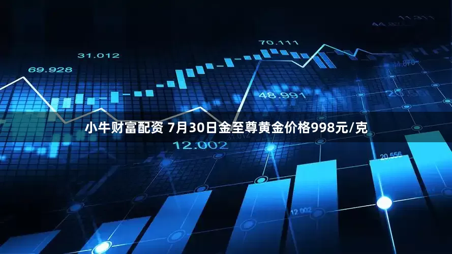 小牛财富配资 7月30日金至尊黄金价格998元/克